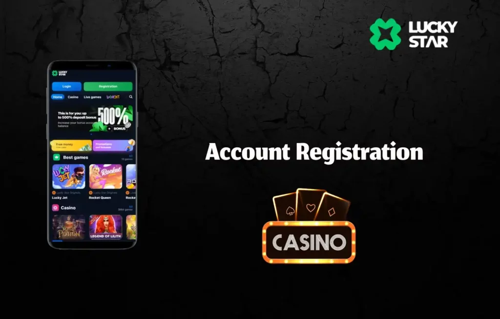 lucky star app account registration